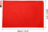 PATIKIL Waterproof Zipper File Bags, 3 Pack A4 Document Holders, Pencil Pouch for Office, Red Color