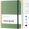FLYING EAGLE Spiral Notebook, College Ruled 8.5 x 11, 220 Pages, A4 Large Hardcover Journal for Work School, Green with