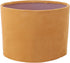 E27 E14 FTVOGUE Floor Lamp Shade, Lint Material Oval Design, Soft Light for Eye Care, Fits Lamps for Home Decor (Gold)