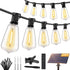 Brightever 100FT Solar String Lights Outdoor Waterproof with Remote, 36+2 Shatterproof ST38