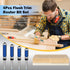 4 1/4 Inch Set Trimming 1/2" 3/4", 1", 1-1/4", 1-1/2" Pynsseu Pcs Flush Trim Router Bits Shank Top and Bottom Bearing