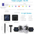 2 Pack 100 suddus Solar String Lights for Outside, LED Flower Solar Powered Lights String, Solar Lights for Christmas