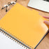CAGIE 5 Subject College Ruled Notebook, 8.5'' x 11'' Hardcover with 5 Removable Colored Dividers, 240 Pages