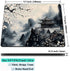 IMAYONDIA 9.5" 7.9" Computer Mouse Pads for Desk, Aesthetic Landscape Painting Japanese Mouse Pad Small Square Computer