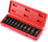 11-Piece 1/2-Inch Set, 6 10-24mm MIXPOWER Drive Deep Impact Socket CR-V, Metric, Point, Deep