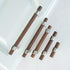 3.5" (1, 3.5" Wood Drawer Pull Handle Dresser Knob Pulls Walnut Cabinet Pull Knobs Cupboard Furniture Hardware Hole