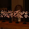 4 Pack Cherry Blossom Tree Lamp, 18inch 36 Led Bonsai Tree Lights,