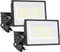 Onforu 80W Flood Lights Outdoor, 8000lm Bright LED Work Light with Plug,