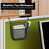 Poeland Cubicle Hanging Basket for Office, Easy Hang-on Metal Mesh Shelf Storage Organizer for Desk Partitions