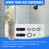 Dreyoo Cartridge Repair Kit Replacement for 96988, Compatible with Moen 1222/1222B Single Handle Tub and Shower Faucets