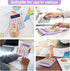 Mechanical Pushbutton Calculator, 12 Digit Large LCD Display, Big Buttons, Colorful Candy Calculator for Home