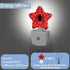 Halloween Red Spider Night Lights Plug Into Wall,Spiderweb Star Night Light for Kids,Nightlight with Dusk to Dawn Smart