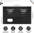 Harloon 75 Pack Two Pocket Portfolio Folders | 8.5 x 11 Inches | Textured Paper | Black | Business Card Slot