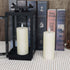 Set 2 (2.2x5 Inch) Dimmable volnyus Flameless Candles of Flickering LED Wax Candles Battery Operated with Remote