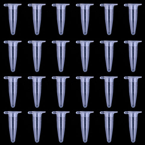 BronaGrand 1000 Pieces 0.2 ml Disposable Micro Centrifuge Tubes with Attached Lid Clear White PCR Tubes