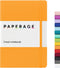 PAPERAGE Lined Journal Notebook, Medium 5.7"x8", Marigold, 160 Pages, Hardcover, 100 GSM Thick Paper