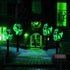 4pcs HUYIENO Solar Halloween Pathway Lights LED Lights Outdoor Waterproof Halloween Decorations for Garden