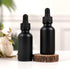 24 Pack, 1oz Glass Dropper Bottle, Frosted Black Tincture Bottles with Dropper for All Kinds of Liquids