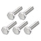 Hex Bolts (M10-1.5x40mm) 5Pcs, 304 Stainless Steel Fully Threaded Hex Head Screws for Furniture Repair