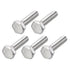 Hex Bolts (M10-1.5x40mm) 5Pcs, 304 Stainless Steel Fully Threaded Hex Head Screws for Furniture Repair