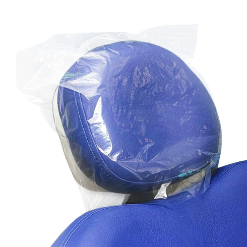 EZGOODZ Clear Plastic Headrest Covers, 10 x 11 Inch, Pack of 250,