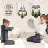 ChissNook Set 3, Woodland Nursery Canvas Banner of Adventure Hunting Nursery Hanging Pennant Banner Flags Wall Display