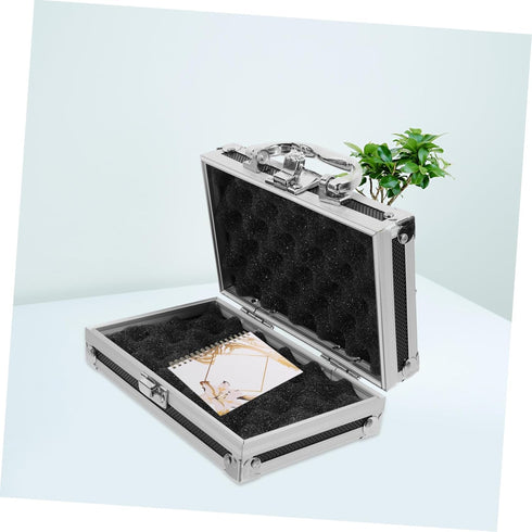 4pcs Gadpiparty Travel Tool Box Portable Metal Storage Case for Tools Gadgets and Small Items for Travel Use Stylish
