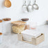 Polytree Countertop 10"L 6"W Marble Beige Napkin Holder for Bathroom, Paper Towel Dispenser for Kitchen, x