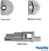 Plumb Pak PP855-69 Plastic Water Softener Air Gap - 2 in. for Standpipes