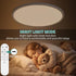 16 Inch Light,32W Remote,Dimmable 3000K-6000K,White,3200LM,Memory LED Flush Mount Ceiling Ultra-Thin Modern Round Light