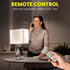 BrightArk E26 Bulbs 400LM 4W Dimmable 3000K-4000K-6000K 40W Bulb Bedroom,2 Bulb& 1 LED Light with Remote Control