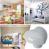 2pcs Light Grey Ceramic Cabinet Knobs, Heart Shaped Drawer Pulls for Kitchen, Cute Vanity Knobs for Kids Girls Bedroom