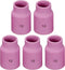 RIVERWELD Large Gas Lens Alumina Nozzle Ceramic Cups 53N87#12 3/4" Orifice Fit SR DB WP 9 17 18 20 25 26 5pk