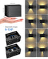 IP65 3000K CORESLUX Solar Outdoor Wall Lights, Up and Down Waterproof Wall Lighting, Outdoor Solar Lights