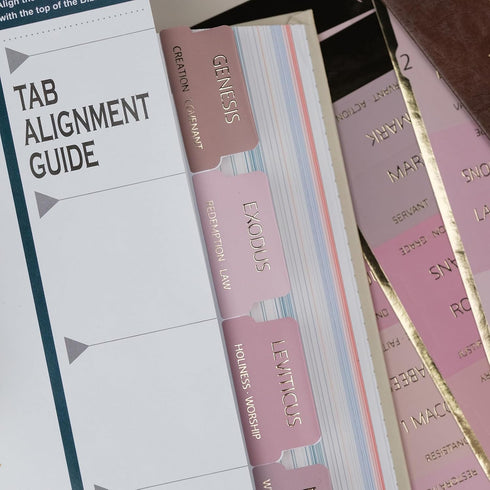 UPAFEXXI Summaries(Gold 80Chapters -Bible Tabs with Book Foil Embossed Lettering), Bible Tabs for Women and Men