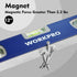 3-Piece Set (12", 20", 40") 12" 45/90/180 WORKPRO Spirit Level with Magnetic Torpedo Level, Bubbles Measuring, Open Top