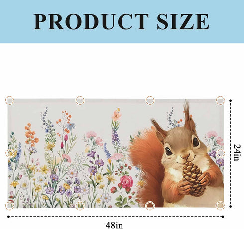Home L6 2 Pack 4x2 Fluorescent Light Cover for Classroom Ceiling, Squirrel Magnetic Light Cover Filters, Pine Cones