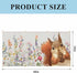 Home L6 2 Pack 4x2 Fluorescent Light Cover for Classroom Ceiling, Squirrel Magnetic Light Cover Filters, Pine Cones