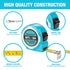 DURATECH Mini Tape Measure, 2 PCS 6FT Inch/Metric, Retractable Keychain Measurement Tape, Portable