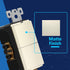 15A 120-277V, LCS2-1P-LA, LIDER Minimalist Design Matte Finish Lighted Double Switch, Combination Frameless Decorator