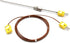 T-PRO K-Type Sheathed Thermocouple 0-1000?, R1/8 Screw Thread, Thermocouple Plug with 2M/6.6Ft Lead Wire