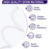 ToLanbbt Backer Rod EPDM Rubber, 1/2" Diameter x 20' Length Caulk Saver for Concrete Filling