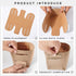 HOMIEAZICOZI 2-Pack Cork Leather Makeup Brush Holder Organizer - Stylish Desk Accessories Storage for Home Decor