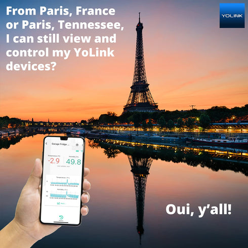 YoLink Mini Plug, 1/4 Mile Longest Range Smart Home Outlet, Compatible with Alexa Google Assistant