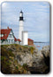 3dRose USA, Maine, Portland Headlight Lighthouse Single Toggle Switch (lsp_205713_1)