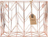 U Brands Copper/Rose Gold Hanging File Desk Organizer, Wire Metal