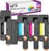 Limeink 4 Pack Compatible High Yield Laser Toner Cartridges for Dell C1660 (1 Black, 1 Cyan, 1 Magenta, 1 Yellow)