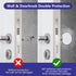Wall Protector Round, 3 1/4 in, 10 Pack Doorknob Shield Guard with Self Adhesive Sticker, HOME MASTER HARDWARE