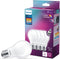 White Dial Flicker-Free Frosted Dimmable A19 Light Bulb, 5W=40W, 450 Lumen, 5 Shades of White, E26 Base, 4-Pack
