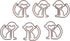 Monkey Shaped Paper Clips Great for Paper Clip Collectors or Office Gift - Comes in Round Tin with Lid and Gift Box by Butler in the Home
